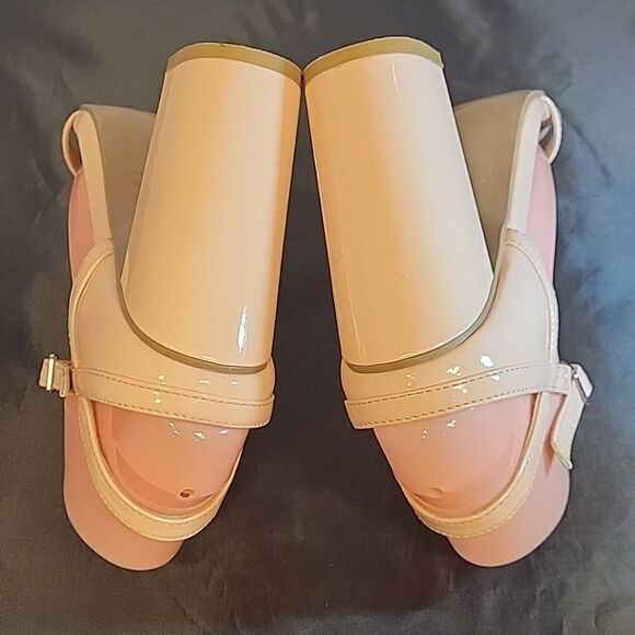 FOREVER 21 ANKLE STRAP OPEN TOE TWO STRAP BAND BLOCK HEEL SANDAL - Picture 12 of 15